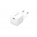 Intenso W30C - Power adapter - GaN - 30 Watt - 3 A - PD 3.0, QC 4.0, PD / PPS (24 pin USB-C) - white