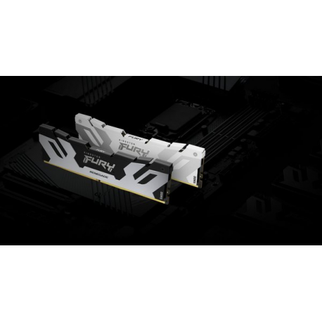 Kingston FURY Renegade Silver - DDR5 - kit - 96 GB: 2 x 48 GB - DIMM 288-pin - 6400 MHz  /  PC5-51200 - CL32 - 1.4 V - unbuffered - on-die ECC - 3