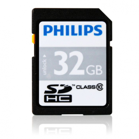 Philips FM32SD45B - Flash memory card - 32 GB - Class 10 - SDHC - 0