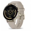 Garmin Venu 3S - 41 mm - french grey - smart watch with band - silicone - wrist size: 110-175 mm - display 1.2" - 8 GB - Bluetooth, Wi-Fi, ANT+ - 40 g