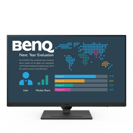 BenQ BL3290QT - BL Series - LED monitor - 31.5" - 2560 x 1440 WQHD @ 75 Hz - IPS - 350 cd / m² - 1000:1 - 5 ms - HDMI, DisplayPort, USB-C - speakers - 2