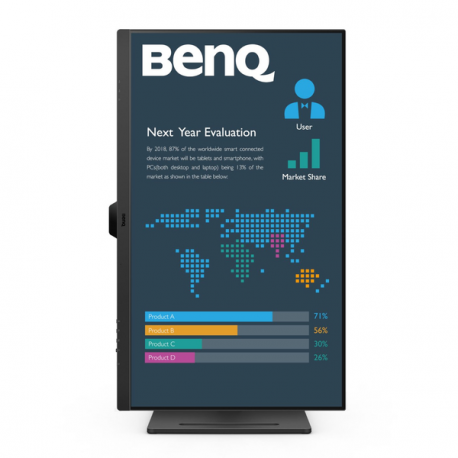 BenQ BL3290QT - BL Series - LED monitor - 31.5" - 2560 x 1440 WQHD @ 75 Hz - IPS - 350 cd / m² - 1000:1 - 5 ms - HDMI, DisplayPort, USB-C - speakers - 4