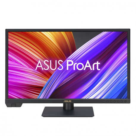 ASUS ProArt PA24US - LED monitor - 24.1" (23.6" viewable) - 3840 x 2160 4K @ 60 Hz - IPS - 600 cd / m² - 1000:1 - DisplayHDR 600 - 5 ms - 2xHDMI, DisplayPort, USB-C - speakers - 2