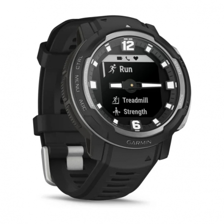 Garmin Instinct Crossover - Standard Edition - 45 mm - fiber-reinforced polymer - sport watch with band - silicone - wrist size: 135-230 mm - monochrome - 64 MB - Bluetooth, ANT+ - 65 g - black - 2