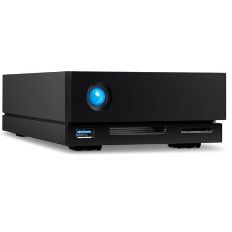LaCie 1big Dock STHS24000800 - Hard drive array - 24 TB - 1 bays (SATA-600) - HDD 24 TB x 1 - USB 3.0, Thunderbolt 3 (external) - with 5 years Rescue Data Recovery Service Plan - 0