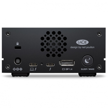 LaCie 1big Dock STHS24000800 - Hard drive array - 24 TB - 1 bays (SATA-600) - HDD 24 TB x 1 - USB 3.0, Thunderbolt 3 (external) - with 5 years Rescue Data Recovery Service Plan - 1
