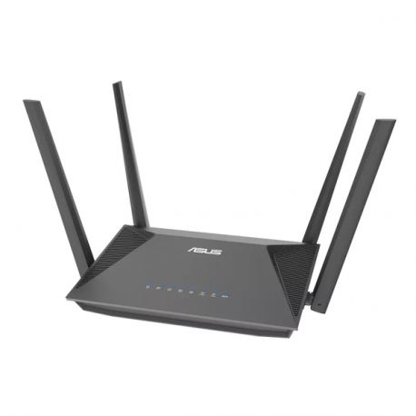 ASUS RT-AX52 - - wireless router - 3-port switch - 1GbE - Wi-Fi 6 - Tri-Band - 1