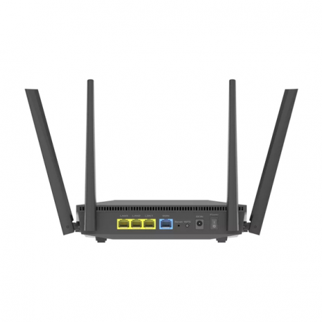 ASUS RT-AX52 - - wireless router - 3-port switch - 1GbE - Wi-Fi 6 - Tri-Band - 2