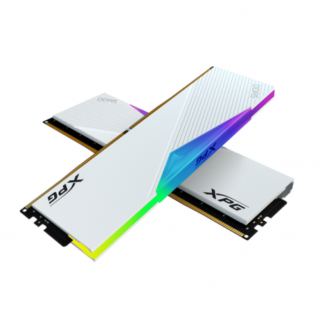 XPG LANCER RGB - DDR5 - kit - 64 GB: 2 x 32 GB - DIMM 288-pin - 6000 MHz  /  PC5-48000 - CL30 - 1.35 V - unbuffered - on-die ECC - white - 4