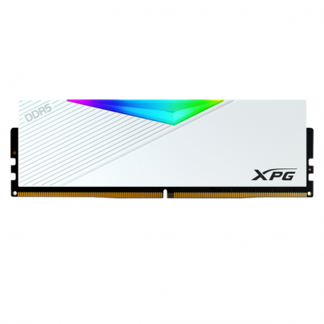 XPG LANCER RGB - DDR5 - kit - 64 GB: 2 x 32 GB - DIMM 288-pin - 6000 MHz  /  PC5-48000 - CL30 - 1.35 V - unbuffered - on-die ECC - white - 6