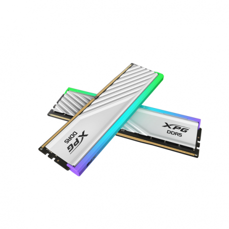 XPG LANCER BLADE RGB - DDR5 - kit - 64 GB: 2 x 32 GB - DIMM 288-pin - 3000 MHz  /  PC5-48000 - CL30 - 1.35 - 1.4 V - unbuffered - on-die ECC - white - 4