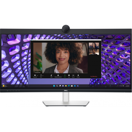 Dell P3424WE - LED monitor - curved - 34" (34.14" viewable) - 3440 x 1440 WQHD @ 60 Hz - IPS - 300 cd / m² - 1000:1 - 5 ms - HDMI, DisplayPort - with 3 years Limited Hardware Warranty with Advanced Exchange Service and Premium Panel Exchange - 0