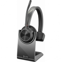 Poly Voyager 4310 - Voyager 4300 UC series - headset - on-ear - Bluetooth - wireless, wired - USB-A - black - Zoom Certified