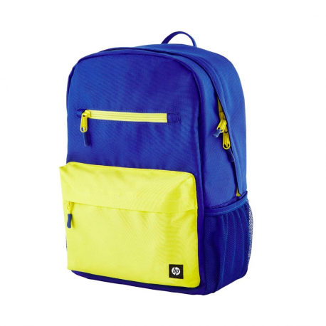 HP - Campus - notebook carrying backpack - 15.6" - blue, lime - 1