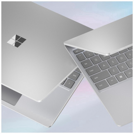 Microsoft Surface Laptop Go 3 for Business - Intel Core i5 - 1235U / up to 4.4 GHz - Win 11 Pro - Intel Iris Xe Graphics - 16 GB RAM - 256 GB SSD - 12.4" touchscreen 1536 x 1024 - 802.11a / b / g / n / ac / ax - platinum - kbd: Italian / English - 6