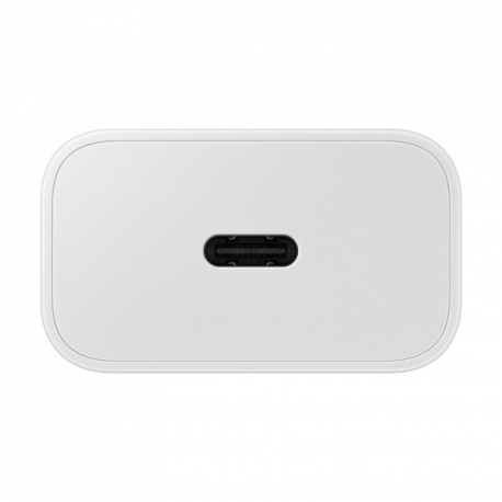 Samsung EP-T2510X - Power adapter - with data cable - 25 Watt - 3 A - PD 3.0, SFC, PD / PPS (24 pin USB-C) - on cable: USB-C - white - 1