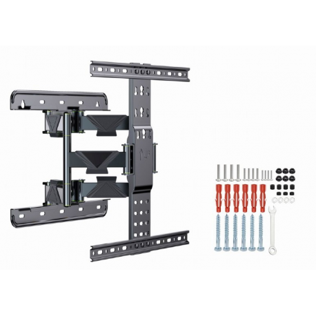 Gembird - Mounting kit (wall mount) - for LCD TV - full motion - steel - screen size: 32"-65" - 2
