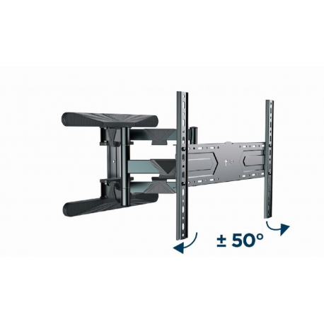 Gembird WM-80ST-01 - Mounting kit (wall mount) - for LCD TV - full motion - steel - screen size: 40"-80" - 3