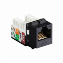Black Box GigaTrue2 CAT6 Jack - Modular insert - CAT 6 - RJ-45 - black (pack of 25)