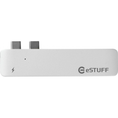 eSTUFF Allure Series Slot-in Hub Pro - Docking station - USB-C / Thunderbolt 3 - for Apple MacBook Pro with Touch Bar (Late 2016, Mid 2017) - 1