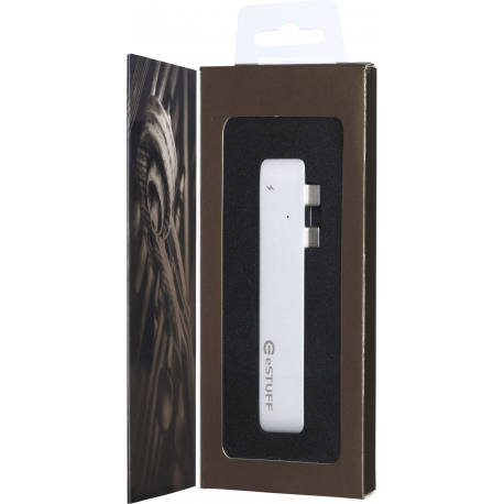 eSTUFF Allure Series Slot-in Hub Pro - Docking station - USB-C / Thunderbolt 3 - for Apple MacBook Pro with Touch Bar (Late 2016, Mid 2017) - 2