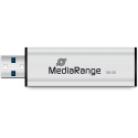MediaRange - USB flash drive - 128 GB - USB 3.0 - black, silver