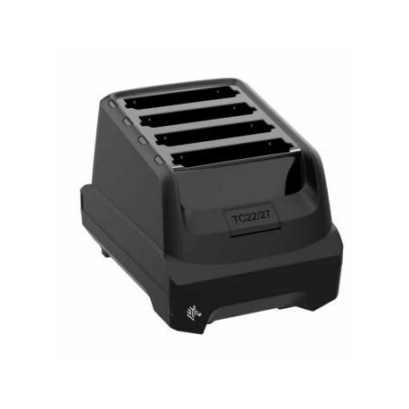 Zebra - Handheld battery charging cradle - output connectors: 4 - for Zebra TC22, TC27 - 0