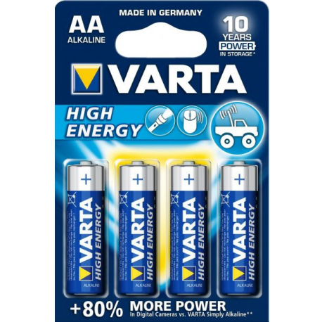 1x4 Varta High Energy AA LR 6 - 1