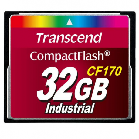 Transcend CF170 Industrial - Flash memory card - 32 GB - 170x - CompactFlash - 0
