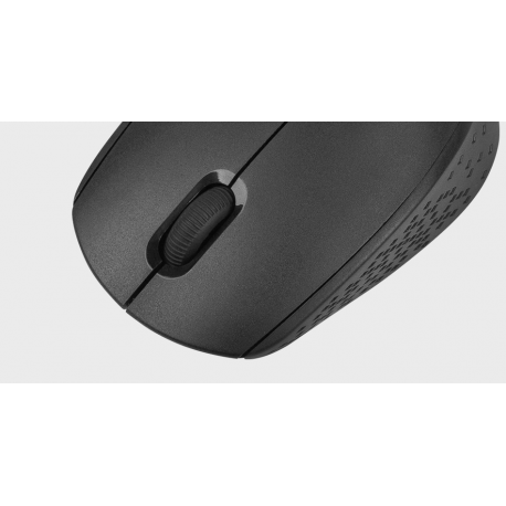 Natec STORK - Mouse - optical - 3 buttons - wireless - 2.4 GHz - USB wireless receiver - black - 9