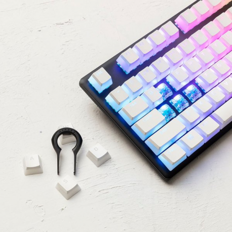 HyperX Pudding Keycaps - Keycap set - white - 14