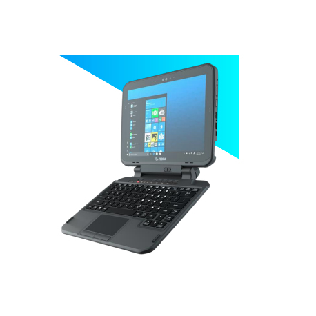 Zebra - Keyboard - 100% (full size) - with touchpad - Rugged - backlit - dock - QWERTY - Spanish - for Zebra ET80, ET85 - 2