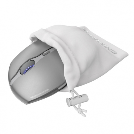 CHERRY GENTIX BT - Mouse - optical - 7 buttons - wireless - Bluetooth 4.0 - frosted silver - 3
