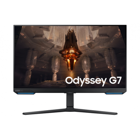 Samsung Odyssey G7 S32BG700EU - G70B Series - LED monitor - Smart - gaming - 32" - 3840 x 2160 4K @ 144 Hz - IPS - 350 cd/m² - 1000:1 - DisplayHDR 400 - 1 ms - HDMI, 2xDisplayPort - speakers - black - 0