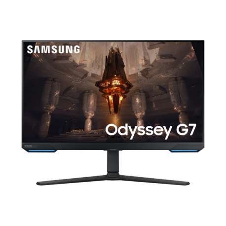Samsung Odyssey G7 S32BG700EU - G70B Series - LED monitor - Smart - gaming - 32" - 3840 x 2160 4K @ 144 Hz - IPS - 350 cd/m² - 1000:1 - DisplayHDR 400 - 1 ms - HDMI, 2xDisplayPort - speakers - black - 23