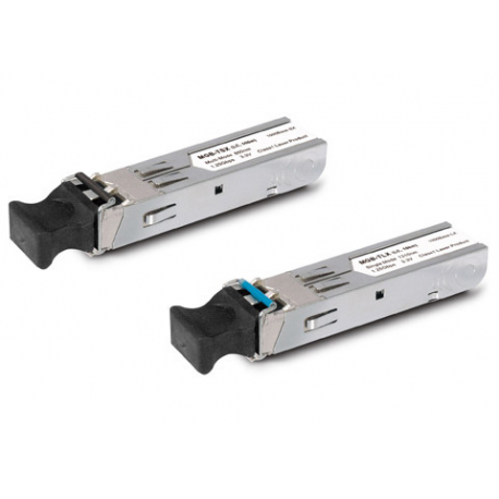 PLANET MGB-Series MGB-TLB20 - SFP (mini-GBIC) transceiver module - GigE - 1000Base-BX - LC single-mode - up to 20 km - 1550 (TX)  /  1310 (RX) nm - 0