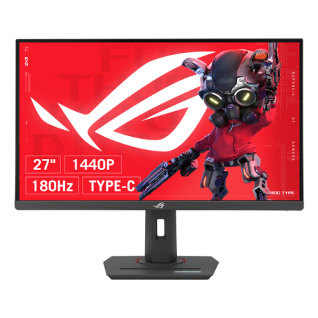 ASUS ROG Strix XG27UCS - LED monitor - gaming - 27" - 3840 x 2160 4K @ 160 Hz - Fast IPS - 450 cd / m² - 1000:1 - DisplayHDR 400 - 1 ms - HDMI, DisplayPort, USB-C - dark grey - 1