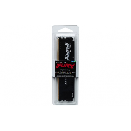 Kingston FURY Beast - DDR5 - module - 16 GB - DIMM 288-pin - 6000 MHz  /  PC5-48000 - CL30 - 1.4 V - unbuffered - on-die ECC - black - 8