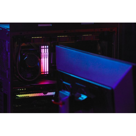 Kingston FURY Beast RGB - DDR5 - kit - 16 GB: 2 x 8 GB - DIMM 288-pin - 6000 MHz  /  PC5-48000 - CL30 - 1.4 V - unbuffered - on-die ECC - black - 7