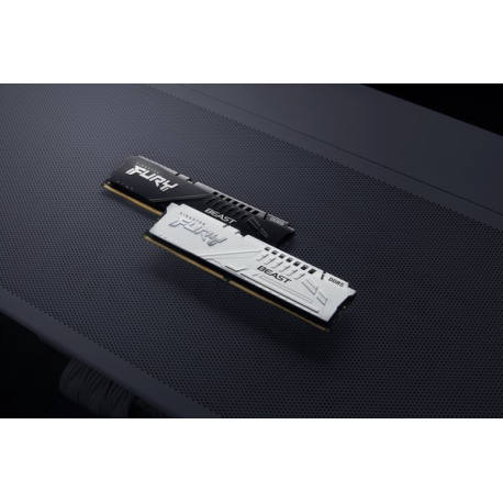 Kingston FURY Beast - DDR5 - module - 16 GB - DIMM 288-pin - 6400 MHz  /  PC5-51200 - CL32 - 1.4 V - unbuffered - on-die ECC - black - 4
