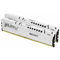 Kingston FURY Beast - DDR5 - kit - 64 GB: 2 x 32 GB - DIMM 288-pin - 6400 MHz  /  PC5-51200 - CL32 - 1.4 V - unbuffered - on-die ECC - white