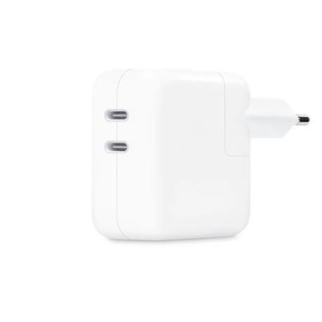 Apple - Power adapter - 35 Watt - 2 output connectors (24 pin USB-C) - 3