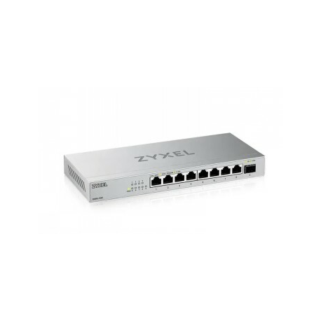 Zyxel XMG-100 Series XMG-108 - Switch - unmanaged - unmanaged - 8 x 100 / 1000 / 2.5G + 1 x Gigabit SFP / 10 Gigabit SFP+ - desktop, wall-mountable - 0
