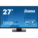 iiyama ProLite T2752MSC-B1 - LED monitor - 27" - touchscreen - 1920 x 1080 Full HD (1080p) @ 60 Hz - IPS - 400 cd / m² - 1000:1 - 5 ms - HDMI, DisplayPort - speakers - black, matte