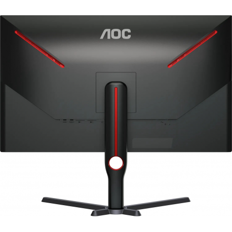 AOC Gaming U32G3X / BK - LED monitor - gaming - 32" (31.5" viewable) - 3840 x 2160 4K UHD (2160p) @ 144 Hz - IPS - 1000:1 - 1 ms - 2xHDMI, 2xDisplayPort - speakers - black, red - 6