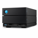 LaCie 2big Dock STLG48000400 - Hard drive array - 48 TB - 2 bays (SATA-600) - HDD 24 TB x 2 - Thunderbolt 4, USB 3.2 Gen 2 (external) - with 5 years Rescue Data Recovery Service Plan