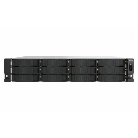 QNAP TS-H1277AXU-RP - NAS server - 12 bays - rack-mountable - SATA 6Gb / s - RAID RAID 0, 1, 5, 6, 10, 50, JBOD, 60 - RAM 32 GB - 2.5 Gigabit Ethernet / 10 Gigabit Ethernet - iSCSI support - 2U - 0