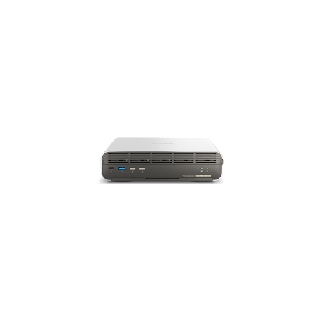 QNAP TBS-H574TX - NAS server - 5 bays - RAID RAID 0, 1, 5, 6, 10, 50, JBOD, 60, 60 hot spare - RAM 12 GB - 2.5 Gigabit Ethernet / 10 Gigabit Ethernet - iSCSI support - 1