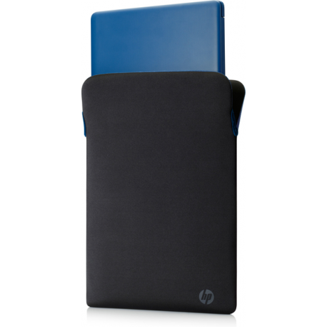 HP Reversible Protective - Notebook sleeve - 14.1" - black, blue - for Chromebook 14; Chromebook x360; Laptop 14; Pavilion Laptop 14; Pavilion x360 Laptop - 4
