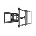 Multibrackets M Universal Flexarm Pro Dual HD Offset - Mounting kit (bracket) - full-motion - for flat panel - solid steel - black - screen size: 42"-100" - wall-mountable